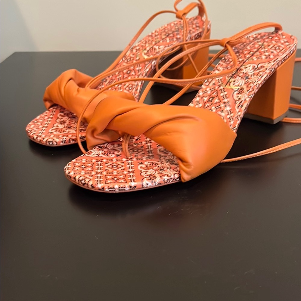 Chic Orange Heels